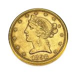 USA, 5 Dollars, 1898, Liberty Head