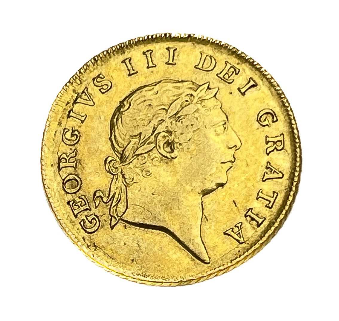 Half Guinea. George III, 1804, Iverson variety Obverse, Reverse C. S.3737