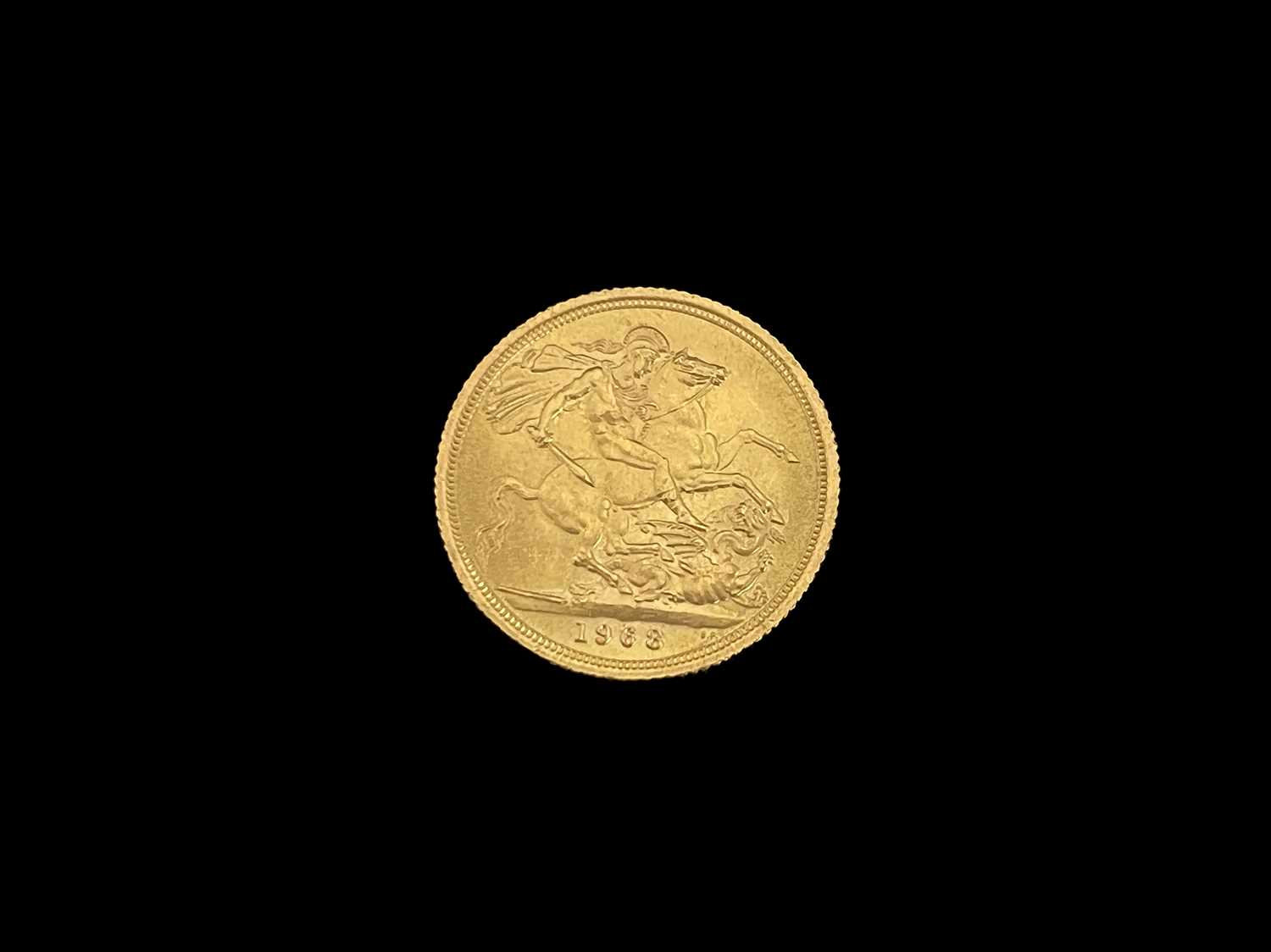 Elizabeth II gold sovereign, 1968, 8.0g - Bild 2 aus 3