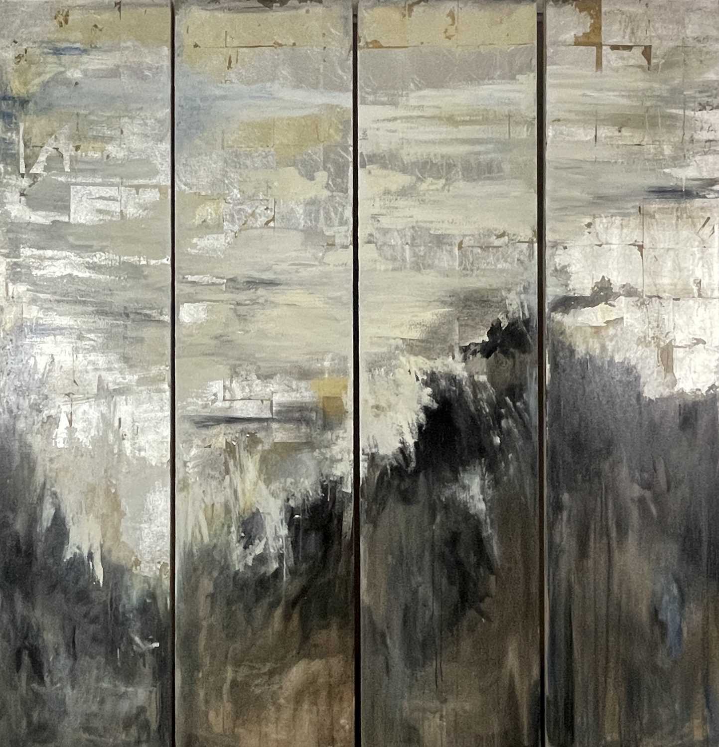 Maria Luisa Hernandez (Chilean, 1966), Silver Light, a set of four, all signed and titled verso, oil