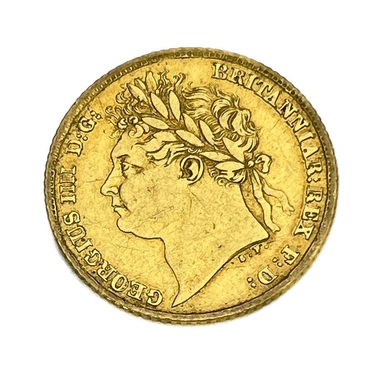 George IV, Half Sovereign, 1825. S3803