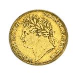 George IV, Half Sovereign, 1825. S3803