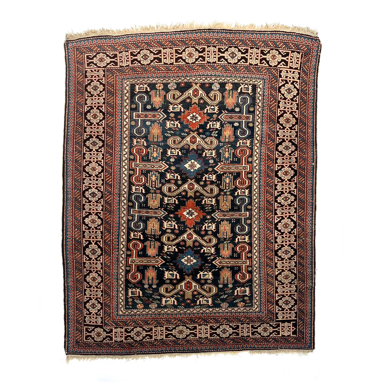 A Caucasian Pepedril tribal rug, 177cm x 140cm