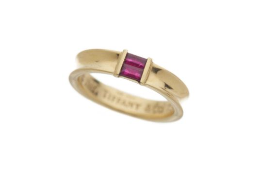 Tiffany & Co., an 18ct gold ruby band ring - Image 3 of 3