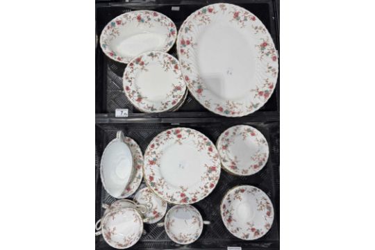 An extensive Minton 'Ancestral' pattern dinner service No. S-376, marks to base, approx 12 - Image 3 of 3