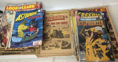A collection of comic books