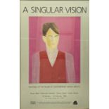 Craigie Aitchison (1926-2009), A Singular Vision, 1985,a poster for The Royal Albert Memorial