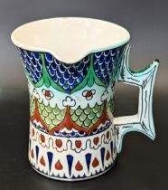 A 19th century Italian cantagalli iznik style jug, H.10.5cm