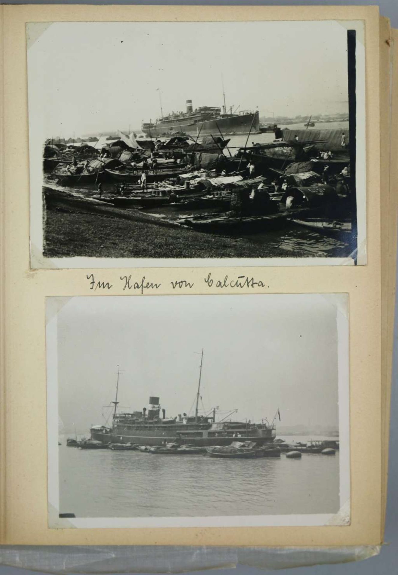 Zwei Fotoalben, wohl Kalkutta 1929-1937. - Image 6 of 8
