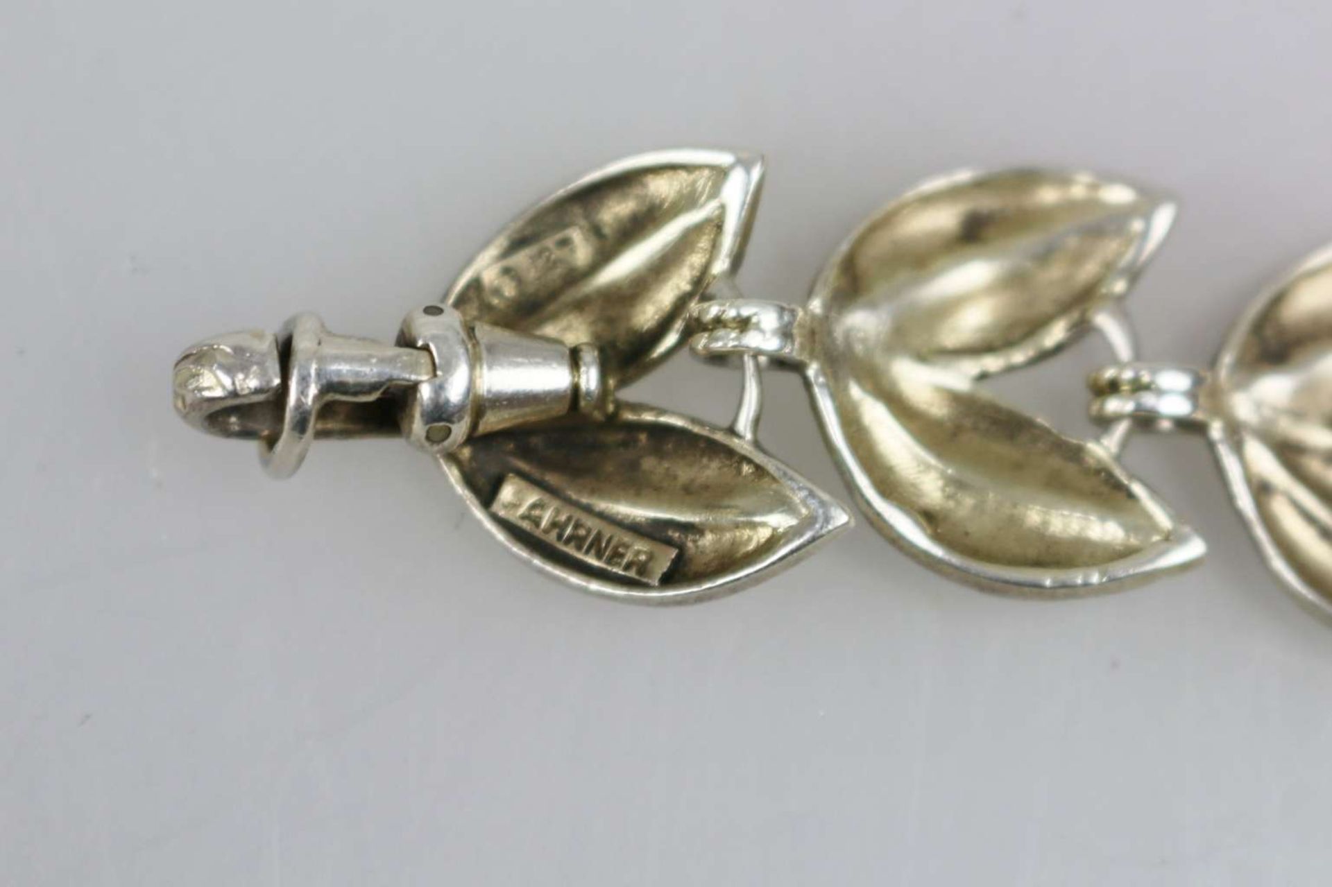 Armband und Paar Ohrclips, Theodor Fahrner, Silber - Bild 5 aus 6