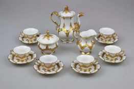 Meissen, Moccaservice für sechs Personen 