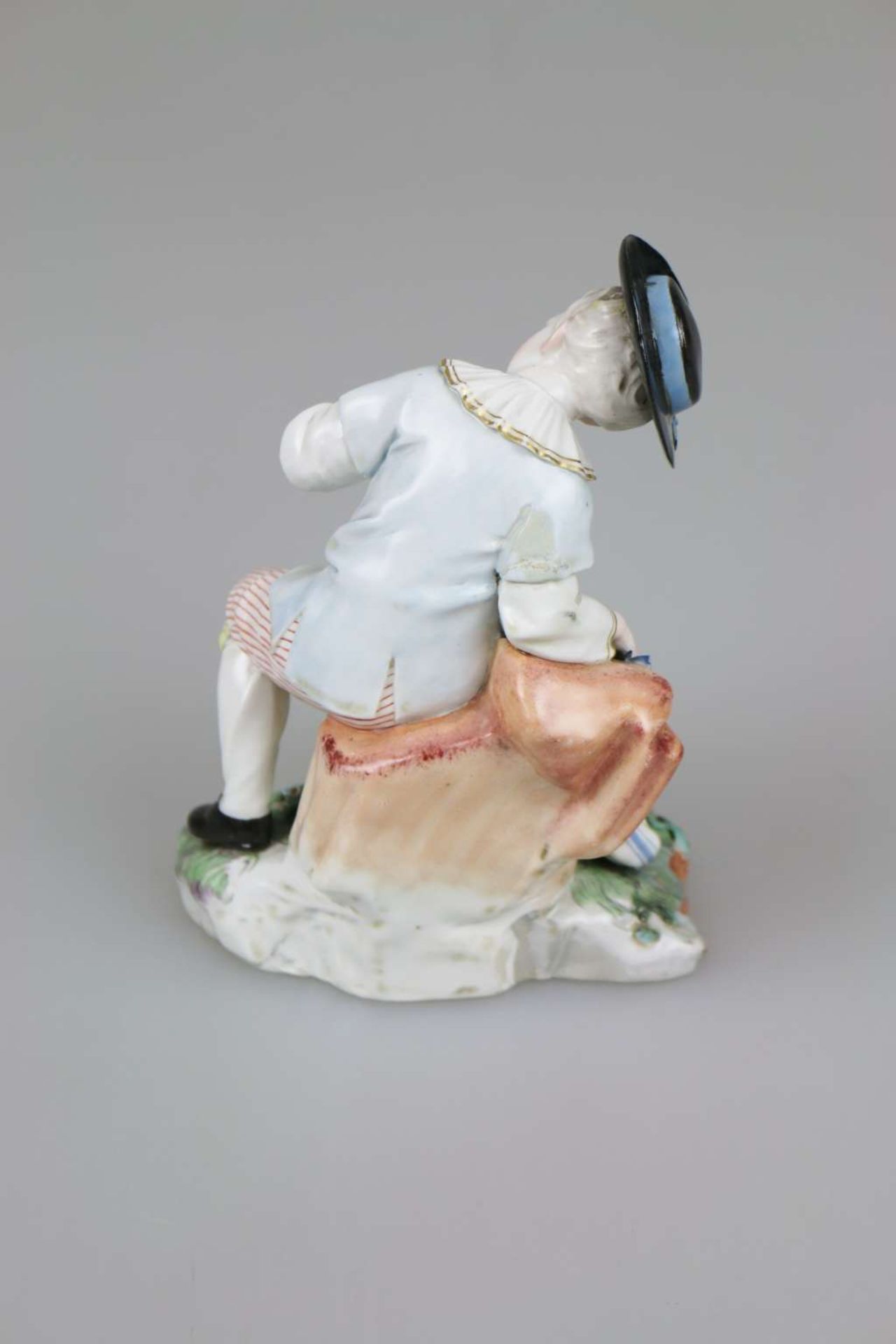 Porzellanfigur nach einem Modell von Hoechst um 1760/1765 - Image 2 of 7