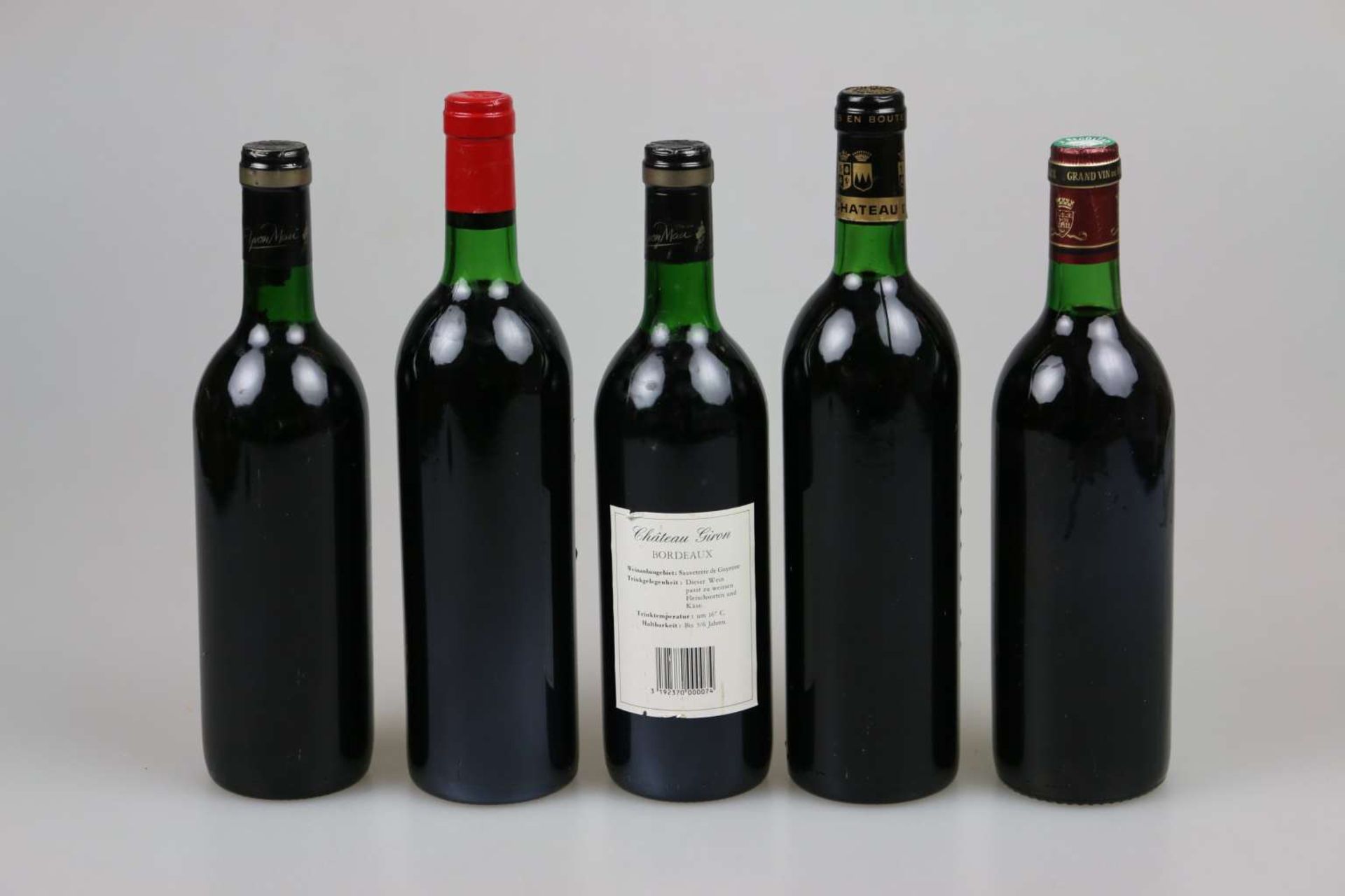 5 Flaschen französischer Rotwein, 1980er Jahre - Image 6 of 6