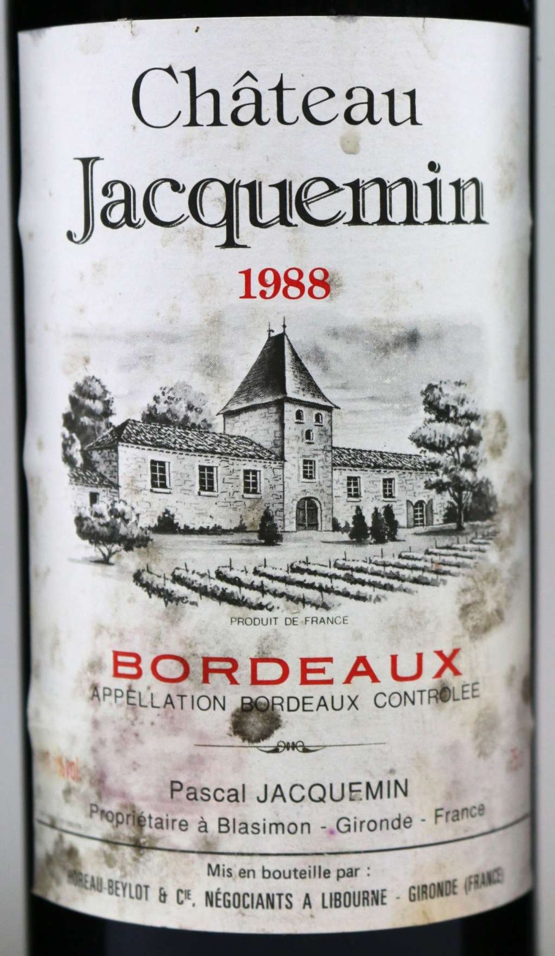 5 Flaschen Bordeaux, 1980er Jahre - Image 3 of 8