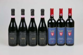 Italienischer Rotwein, 7 Flaschen