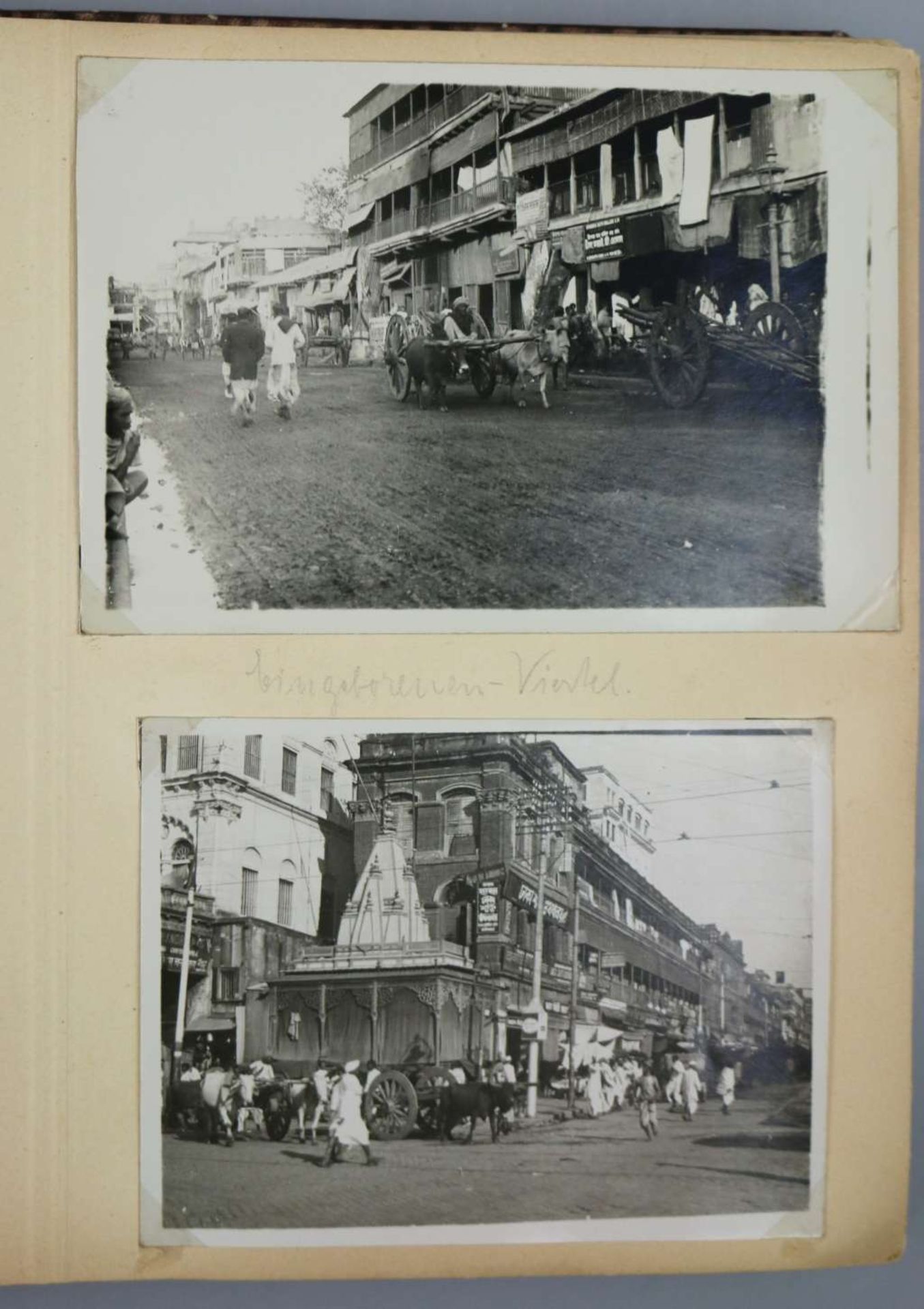 Zwei Fotoalben, wohl Kalkutta 1929-1937. - Image 8 of 8