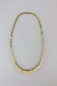 Collier, 333er Gelbgold