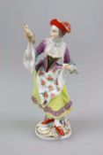 Meissen Figur, Sängerin aus der Galanten Kapelle