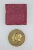 Bronze Medaille Hindenburg und Hitler
