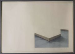 Lienhard VON MONKIEWITSCH (1941), Raumwinkel (1970), Farbserigraphie