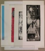 5 Blatt Grafik: Andrees, Alf Welski, Werner Kausch, A. Rittmann, Rudolf Kurth