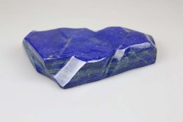 Lapislazuli Stein, ungefärbt und poliert
