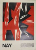 Affiches/Plakat: Ernst Wilhelm Nay, Gedächtnisausstellung Galerie Günther Franke, München 1968,