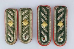 Weimarer Republik, 2 Paar Schulterstücke der bayrischen Gendarmerie