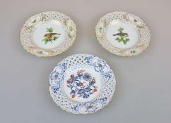 Meissen, 3 Durchbruchteller