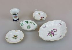 Meissen und KPM, Konvolut von 5 Teilen