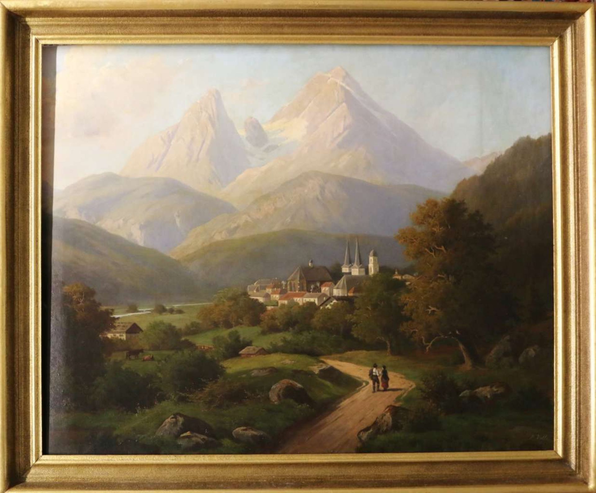 H?. Vollmer, Blick auf Berchtesgaden - Bild 2 aus 4