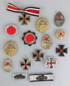 Wehrmacht, Konvolut von 12 Auszeichnungen, Sammleranfertigungen