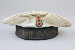 Kriegsmarine, weiße Tellermütze für Mannschaften