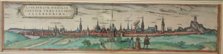 Luneburgum, nobilis Saxoniae urbs, salinis celeberrima, 1572