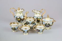 Porzellanfabrik Aich, Teeservice, 19. Jh.