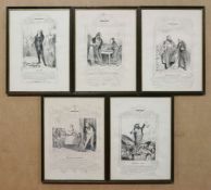 Honoré DAUMIER, Les Robert - Macaire: 51, 4, 69, 58, 99