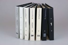 REAKTION, alle Sieben, Düsseldorf, Verlaggalerie Leaman 1975-1983. Mit reichem Abbildungsmaterial, F