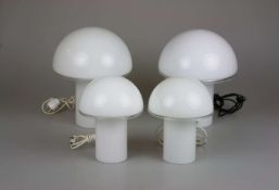4 Tischlampen Artemide: 2 Onfale Piccolo, 2 Onfale Medico