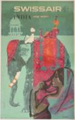 Donald BRUN (1909-1999), Swissair to India