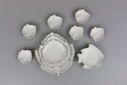 KPM, 10 Schalen, Weißporzellan