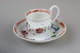 Meissen, Tasse und UT mit Kakiemonmalerei, um 1800