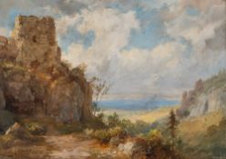 Johann Philipp Heinel (1800 Bayreuth - München 1843) – Felsige Landschaft mit Ruine