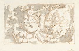 Johann Anton Tischbein (1720 Haina – Hamburg 1784) – Adam und Eva im Paradies