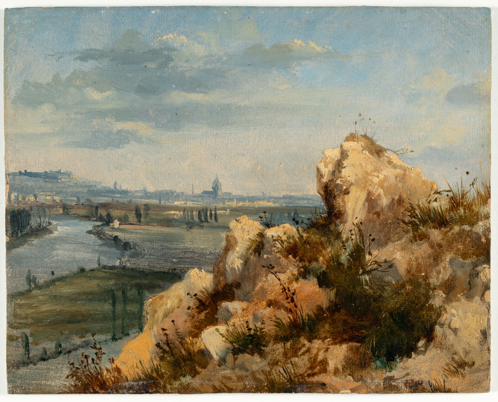 Edmund Friedrich Kanoldt (Zugeschrieben) (1845 Großrudestedt - Bad Nauheim 1904) – Blick auf Rom - Image 2 of 3