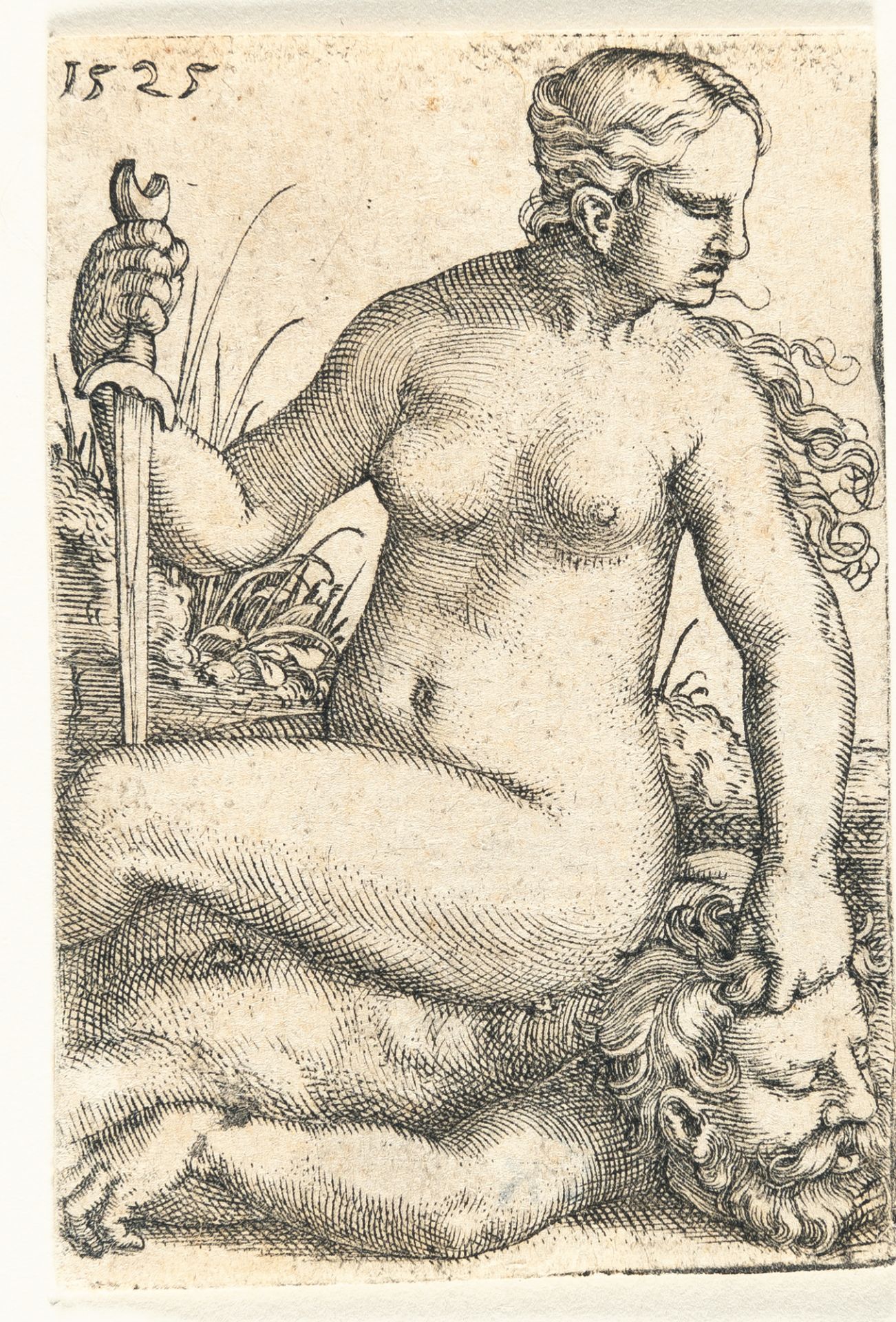 Hans Sebald Beham (1500 Nürnberg - Frankfurt/Main 1550) – Domitia Calvilla - Bild 4 aus 5