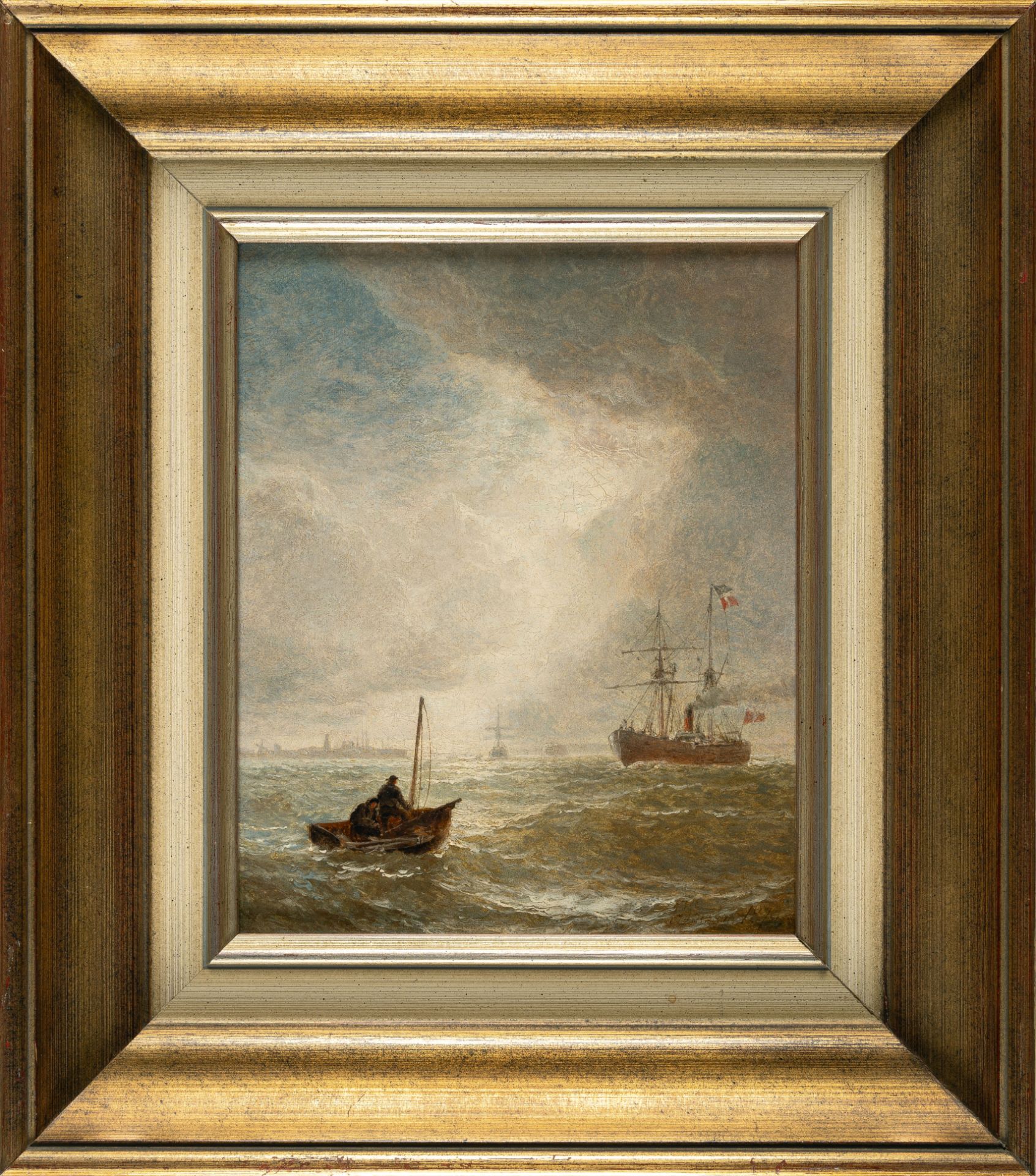 Henry Thomas Dawson (tätig um 1860 - 1896) – Ausfahrt aufs Meer - Image 4 of 4