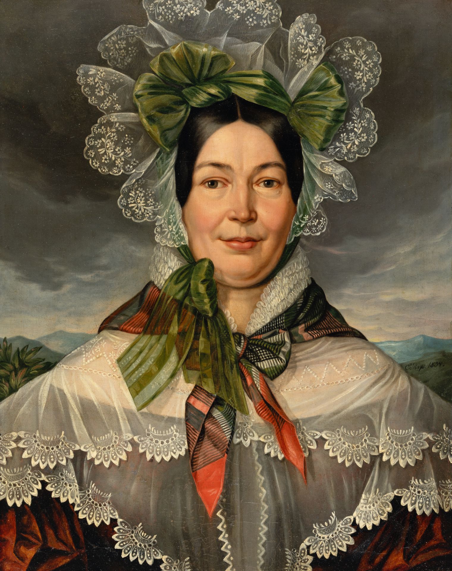Ernst Kaps (tätig um 1840 in Wien) – Bildnis der Margarethe Dubsky (1776-1840), geb. Schmied
