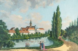 Carl Benjamin Schwarz (1757 – Leipzig – 1813) – Georgenhaus, Leipzig, mit umgebender Promenade