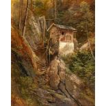 Karl Millner (1825 Mindelheim - München 1895) – Mühle im Wald (bei Klausen?)