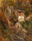 Karl Millner (1825 Mindelheim - München 1895) – Mühle im Wald (bei Klausen?)